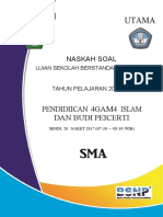 Lembar Soal Usbn Pai Sma 2017 k13 - Utama