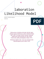 The Elaboration Likelihood Model