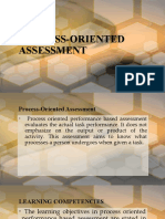 Process Oriented Assessment