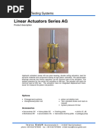 Inova Linear Actuators Series AG