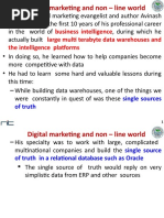 Digital Marketing and Non - Line World: Business Intelligence The Intelligence Platforms