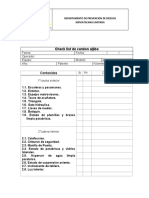 Check List de Camion Aljibe