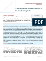 Utility, Advantages and Challenges of Digital Technologies in Manufacturing Industry EOIJ16000188