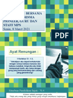 Renungan Pagi 8 Maret 2021