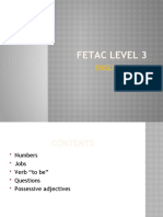 FETAC Level 3 English Course Notes