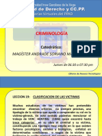 Criminologia-clase 9- Lecciones 19 y 20