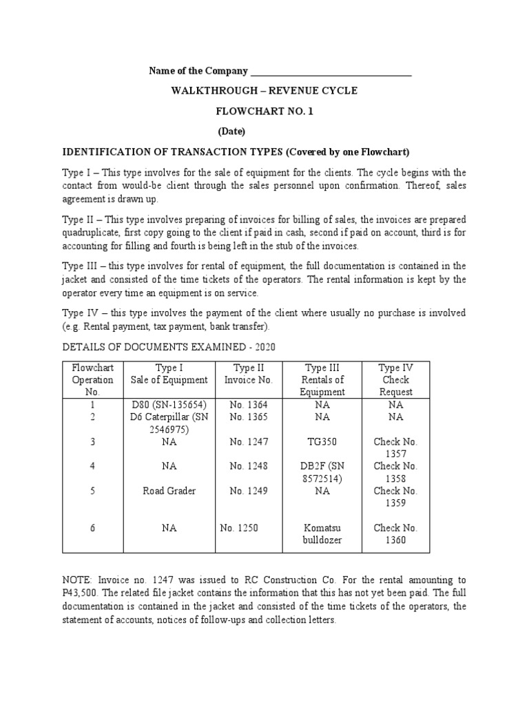Revenue Cycle Overview and Walkthrough | PDF | Cheque | Voucher