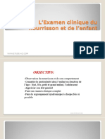 L'Examen Clinique Du Nourrisson Et de L'enfant