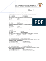 Quesioner Partisipasi Masyarakat Pemilihan