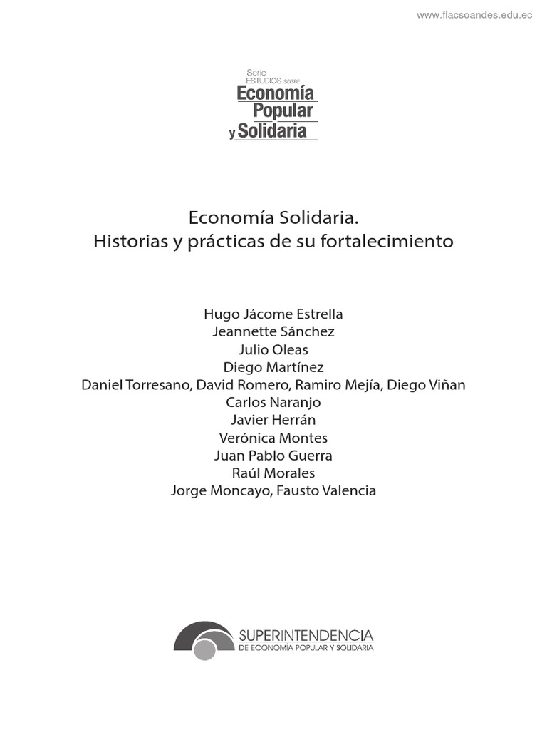 Economía Solidaria en Ecuador: Avances y Retos | PDF | Cooperativa ...