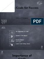Setting Goals For Success 1111