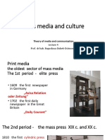 Mass Media and Culture - 27.10.2020