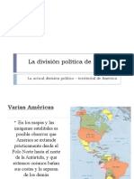 La División Política de América