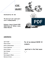 Grand Summary IGCSE Physics (Black & White)
