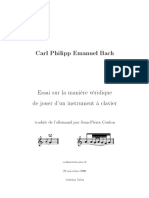 Metodo de Piano Carl Philip Emmanuel Bach