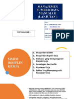 MSDM DISIPLIN KERJA