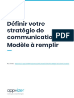 Strategie Communication Modele a Remplir