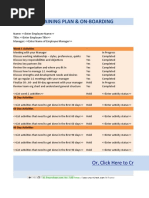 Employee Training Plan Onboarding