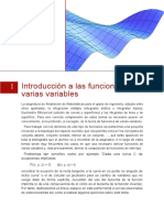 1 Introducción A Las Funciones de Varias Variables