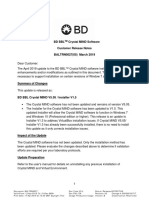 BD BBL Crystal MIND Software Customer Release Notes BALTRN0027 (05) March 2019