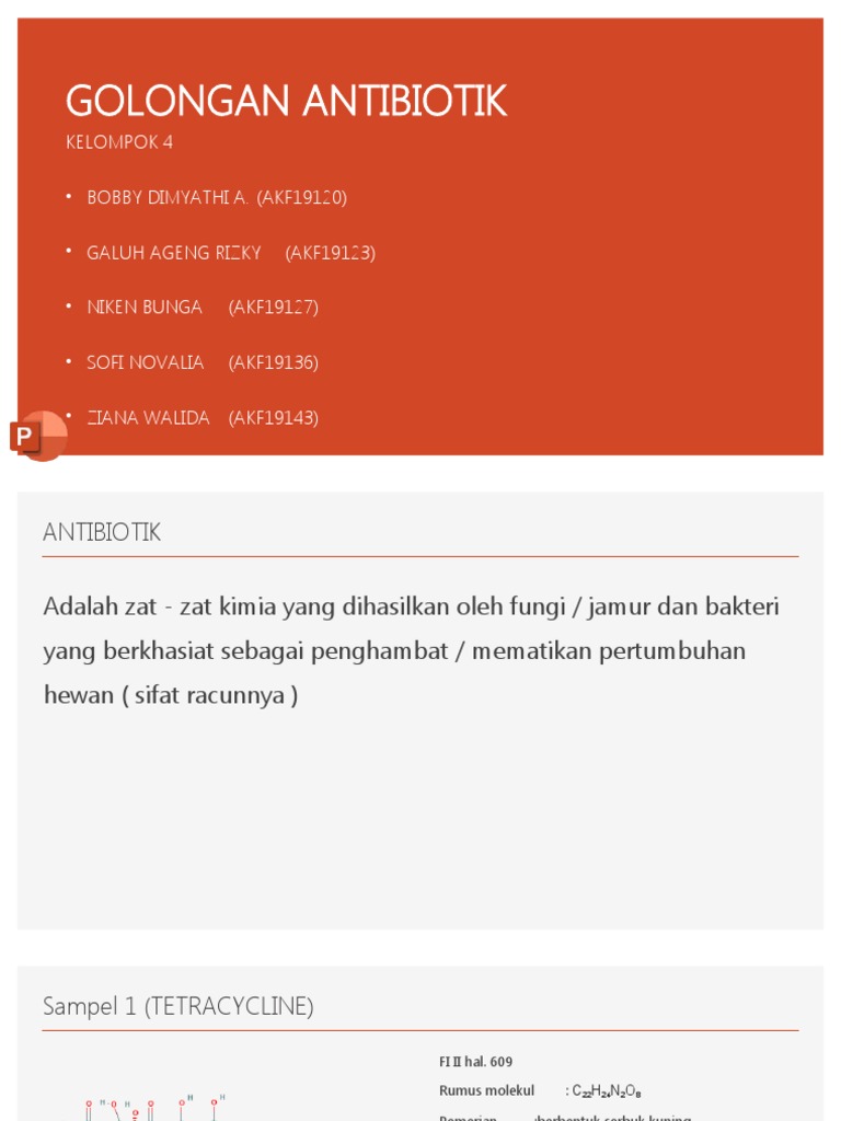 Golongan Antibiotik PDF