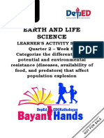 LAS - G11 - Q2 - Week8 - Earth and Life Science