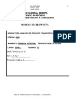 Modelo de Respuesta: Universidad Nacional Abierta Vicerrectorado Académico Área: Administracion Y Contaduria