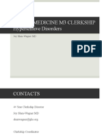 Family Medicine M3 Clerkship Hypertensive Disorders: Joy Shen-Wagner MD