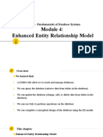 Enhanced Entity Relationship Model: IS 2511 - Fundamentals of Database Systems