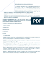 Contrato de Alquiler de Local Comercial: Y - Medidor de Luz