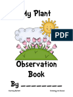 Plant Observation Book