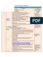 Actividades Viernes 05 de Marzo 2021