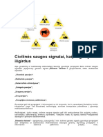 Civilines Saugos Signalai