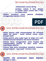 Tata Tertib Pelatihan Btcls 119