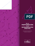 De La Participación a La Representacíon Efectiva Participación Política de La Mujer Digital