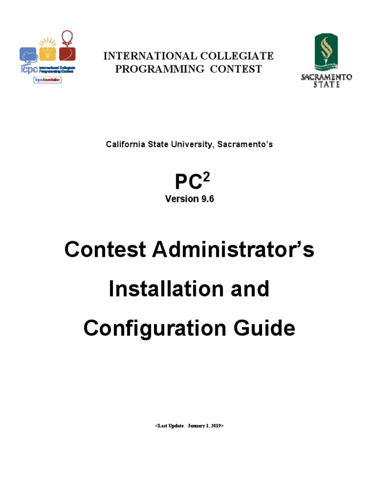 Contest Administrator Guide for PC2 | PDF | Java (Programming Language ...