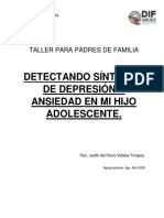 Taller Papás - Depresion y Ansiedad