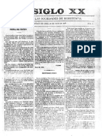 El Siglo XX N°2 (18-May-1901)