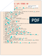 GRAMMAR 2 UNIT 10 Articles