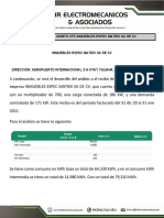 Análisis tarifa GDMTH CFE Inmuebles Espec Matrix