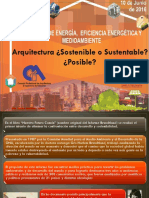 Arquitectura Sostenible-sustentable Posible Ing Zulma Cabrera