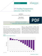 Proposal 9:: Funding Transportation Infrastructure With User Fees