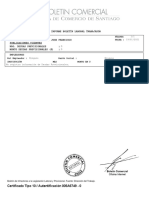 Informe Boletín Laboral Trabajador: Certificado Tipo 10 / Autentificación 005A6749 - 0