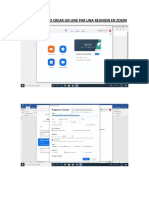 Como Agendar o Crear Un Link Par Una Reunion en Zoom