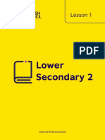 Lower Secondary 2: Lesson 1