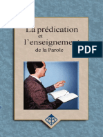 11 - S5251FR02 - La Prédication Et L'enseignement de La Parole