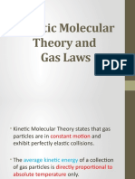 Kinetic Molecular Theory and Gas Laws