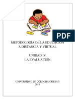 Unidad N°4 MEAD  LA EVALUACIÓN - ACTUALIZADO