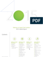 Making An Impact That Matters: 2015 Global Report