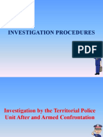 Procedures for Investigations and Police Blotter Entries